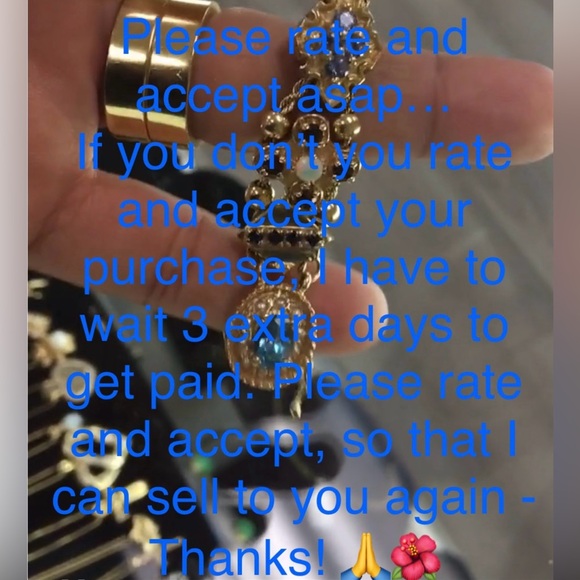 Hello poshmark friends please rate and accept your purchase…